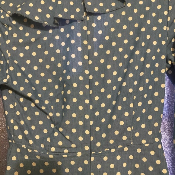 Blue polka dot dress from misguided - Picture 8 of 16